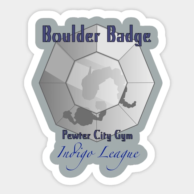 Boulder Badge Sticker by tweimer